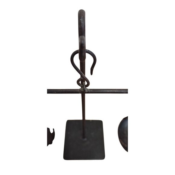 Vintage Black Metal Balance Apothecary Jewelry Scale Candle Decor - Picture 5 of 7